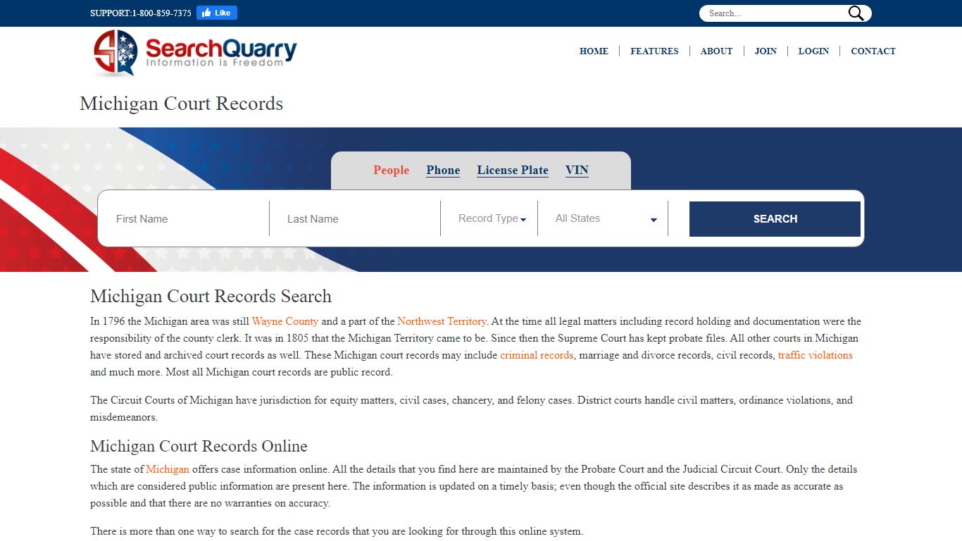 Free Michigan Court Records | Enter a Name to View Court ... - SearchQuarry